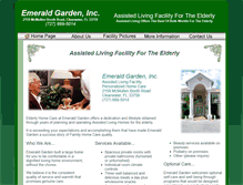 Tablet Screenshot of emeraldgardeninc.com